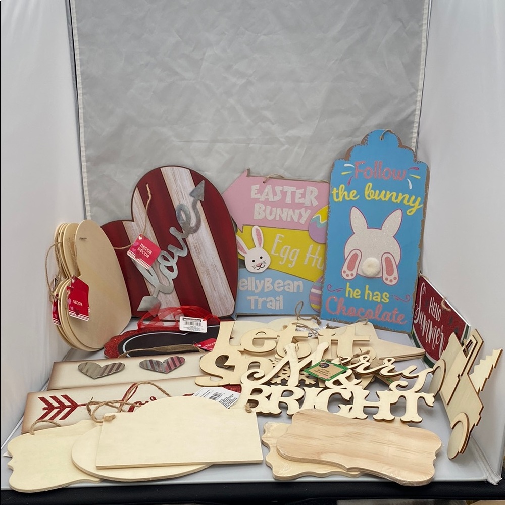 Various Holiday/Shapes Crafting Supplies